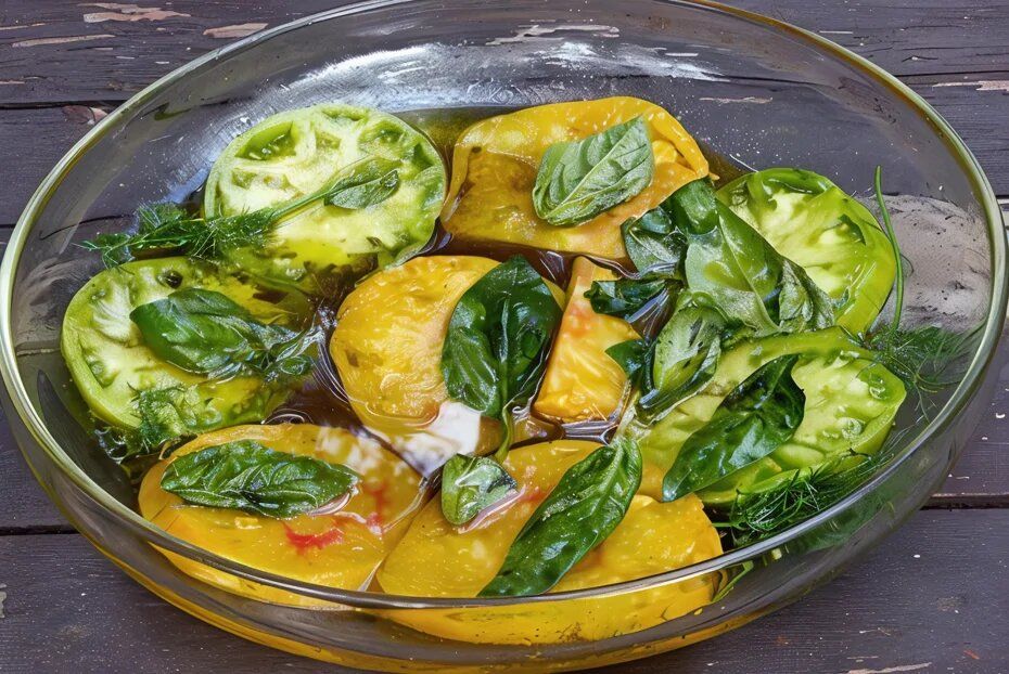 Маринованные зеленые помидоры