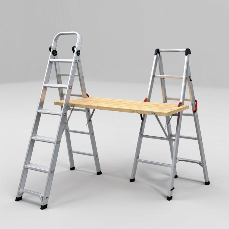 Как создать безопасный мостик между стремянками для удобного ремонта