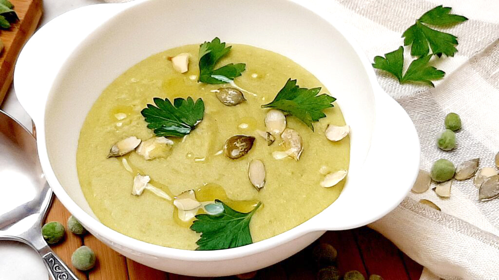 Суп-пюре с зеленым горошком: легкий и сытный рецепт для всей семьи