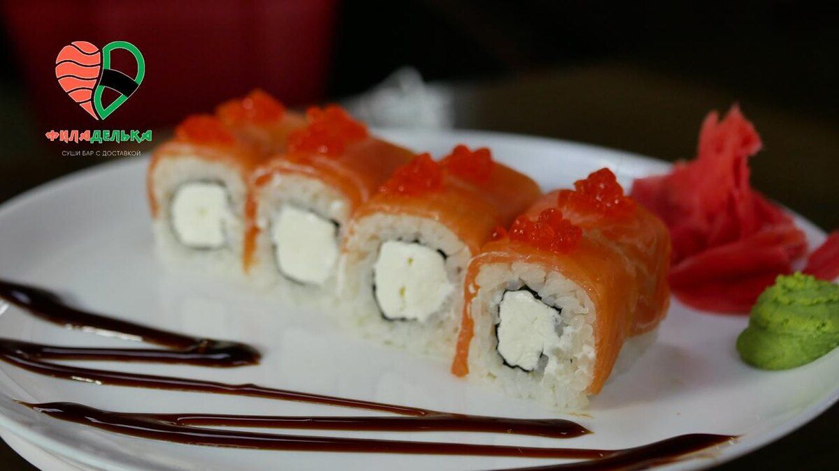 Филадельфия с икрой: кулинарный шедевр для истинных гурманов