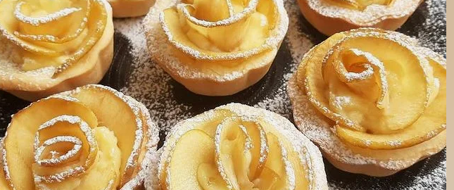 Нежные тарталетки с кремом и яблоками — идеальный десерт для чаепития