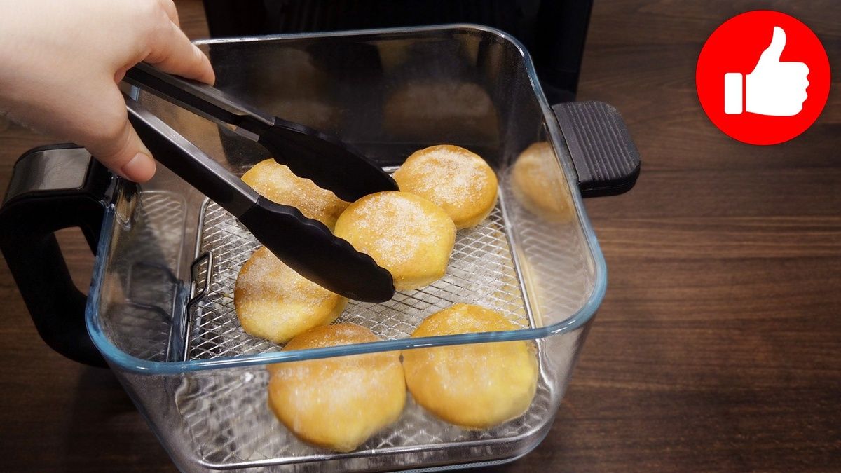 Нежные коржики, испеченные в аэрогриле: быстрый и простой рецепт