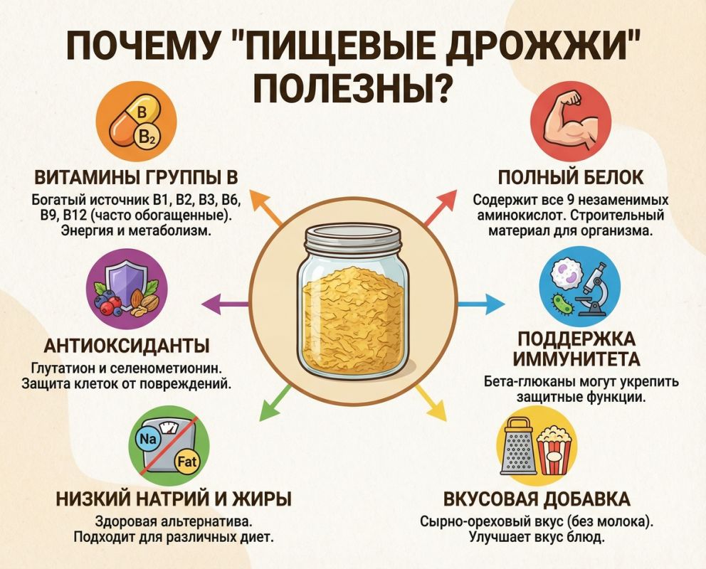 Пищевые дрожжи: секрет здоровья и вкуса в ваших блюдах