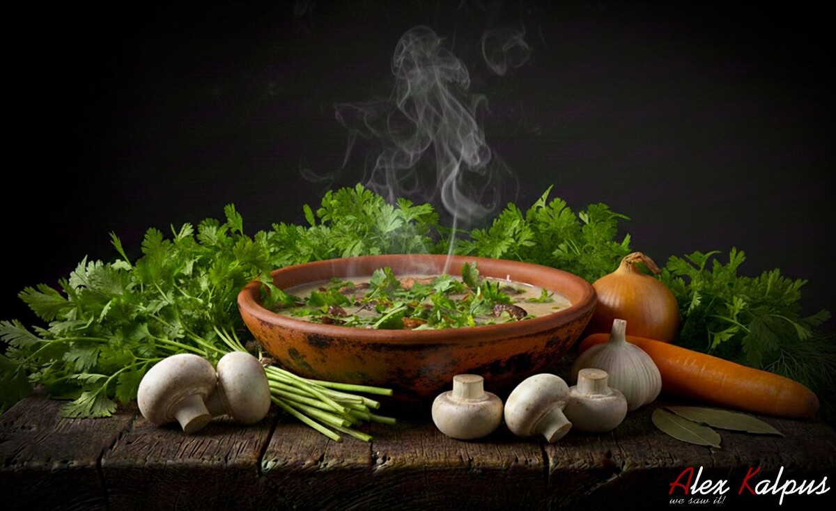 Грибной суп со сливками по-грузински: погружение в мир насыщенных вкусов