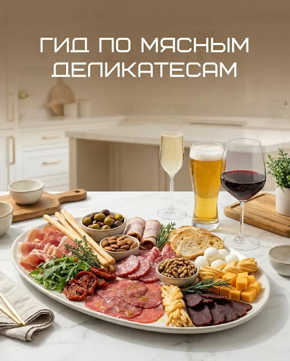 Мясные деликатесы: на что обратить внимание при создании идеальной закуски