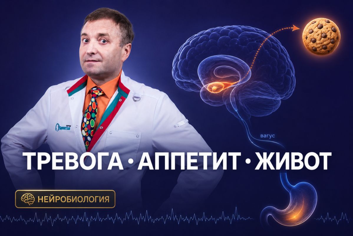 Тревога и лишний вес: как нервная система влияет на наши привычки питания